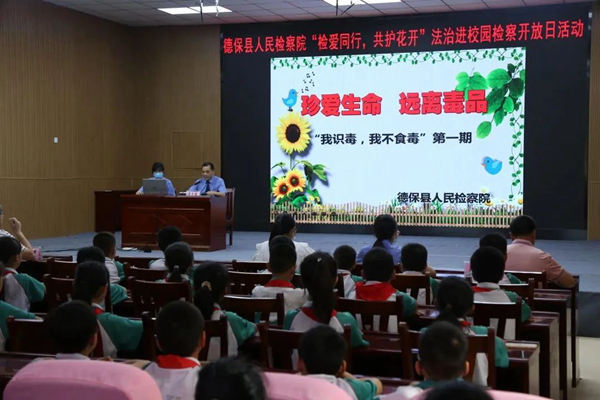 检爱同行，共护花开 ——德保县人民检察院开展法治进校园检察开放日活动